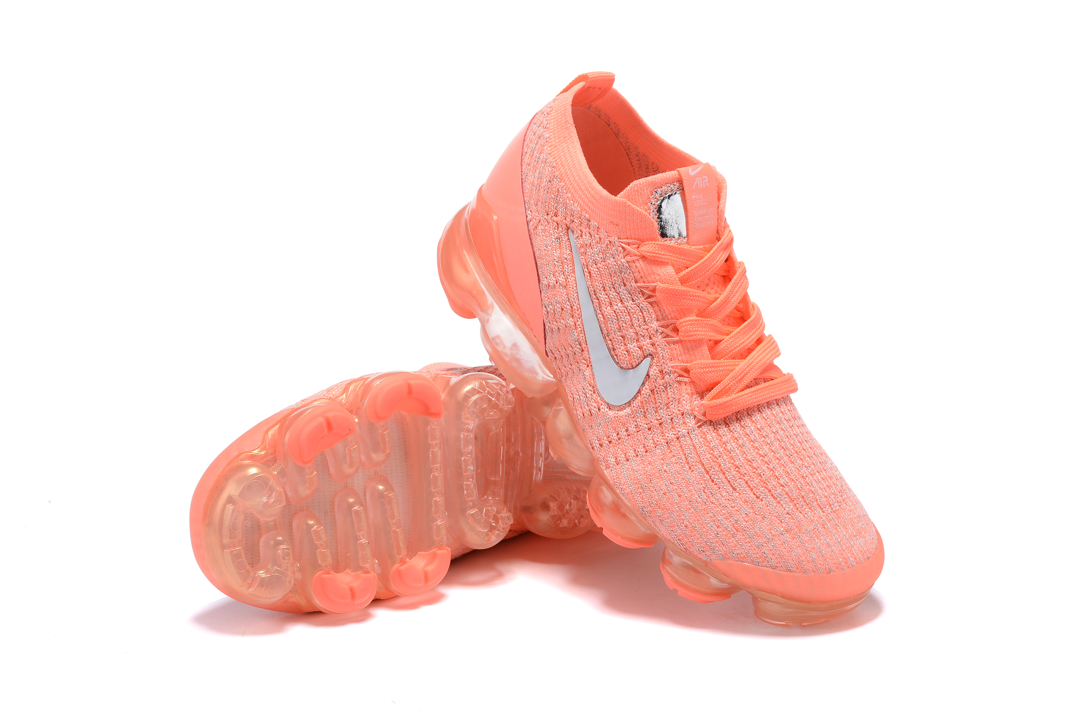 2019 Women Nie Air VaporMax Flyknit 3.0 Orange Shoes